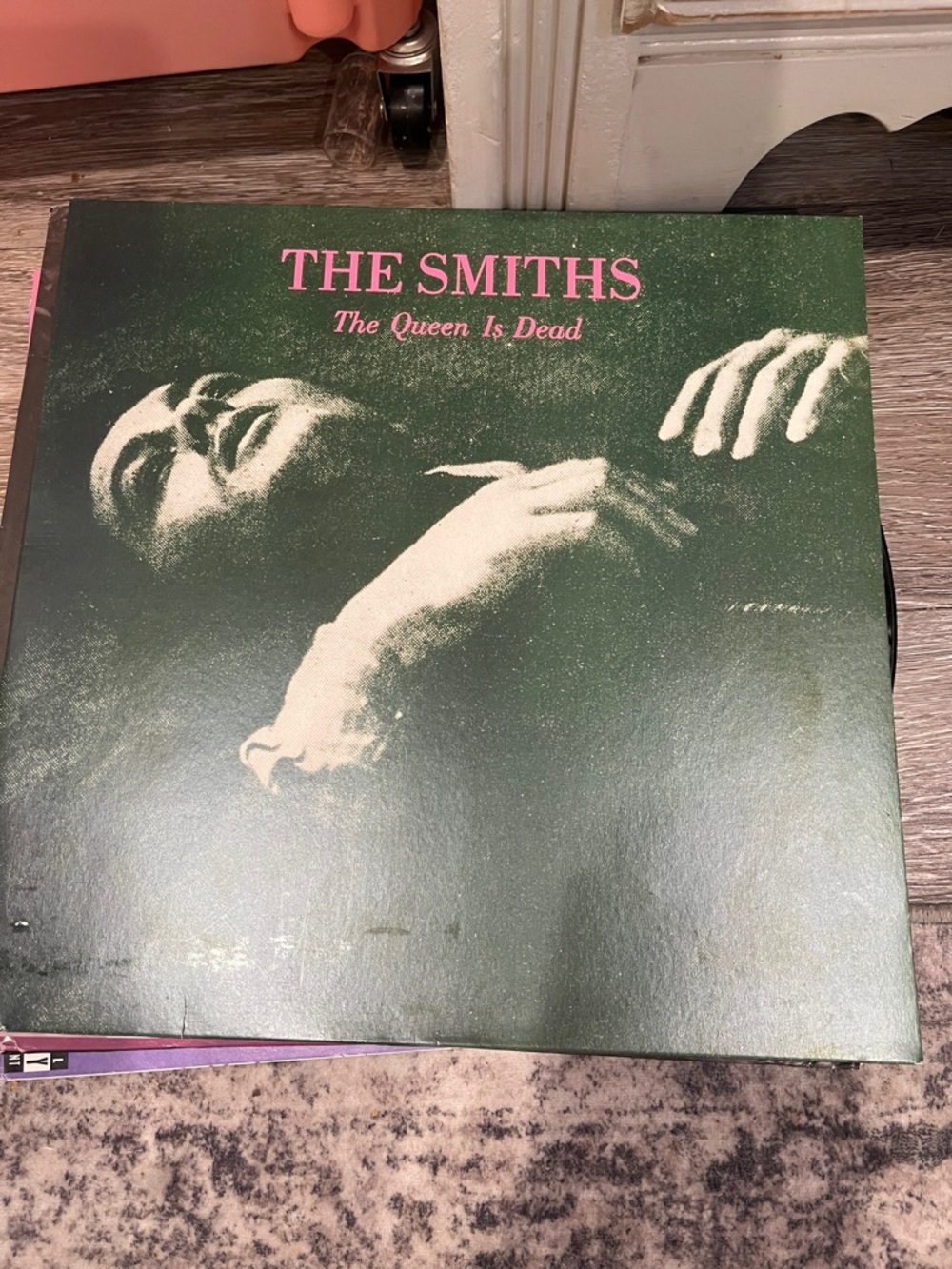The Smiths 'The Queen Is Dead' Vinyl Album - Green Cover with Pink Text